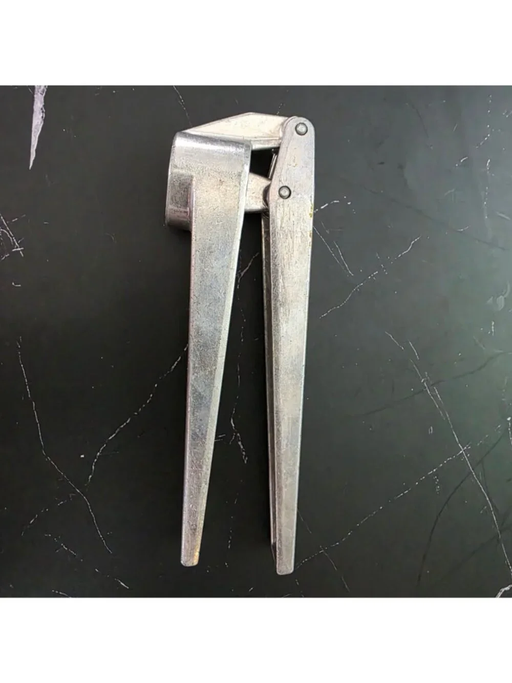 Vintage Susi Swiss-Made Metal Garlic Press Durable Kitchen Tool